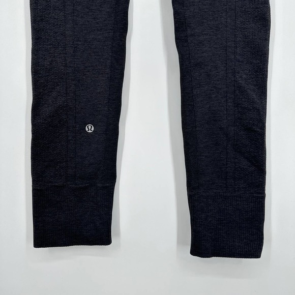 Lululemon Ebb To Street Pants High Rise Yoga Seamless Leggings Heathered Black - Picture 13 of 14